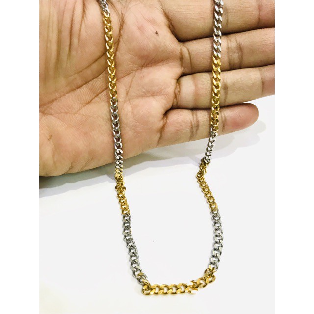 Titanium / kalung rante titanium / kalung rante kombinasi