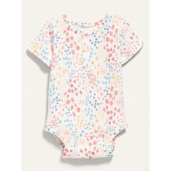 oldnvy anak bayi bodysuit-Putih floral