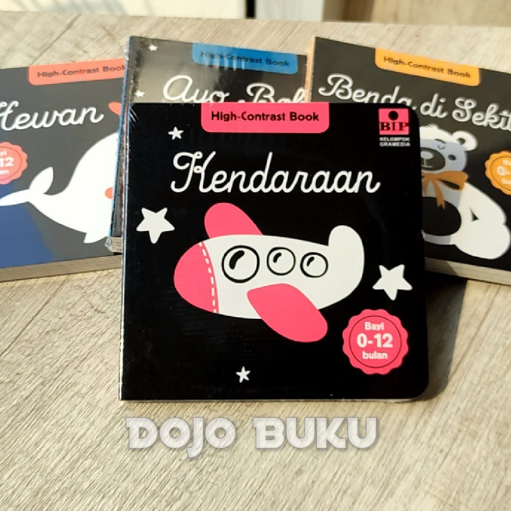 Seri High-Contrast Book ( 0-12 Bulan )