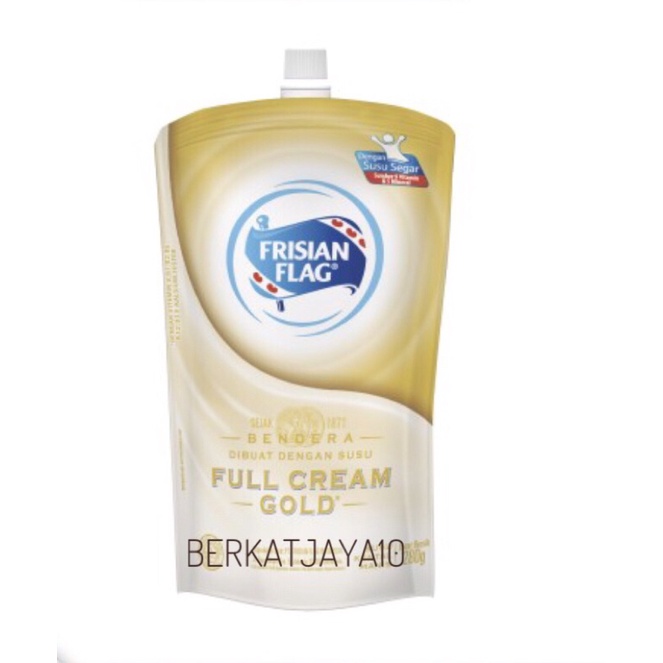 Frisian Flag Bendera Full Cream Gold Pouch 280gr Susu Kental Manis SKM