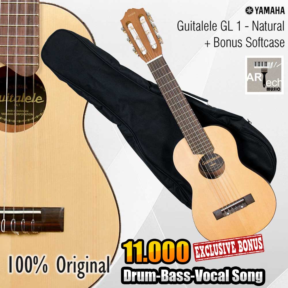 Mini Gitar GL1 Natural / GL-1 / Guitalele / Guitar Original Yamaha