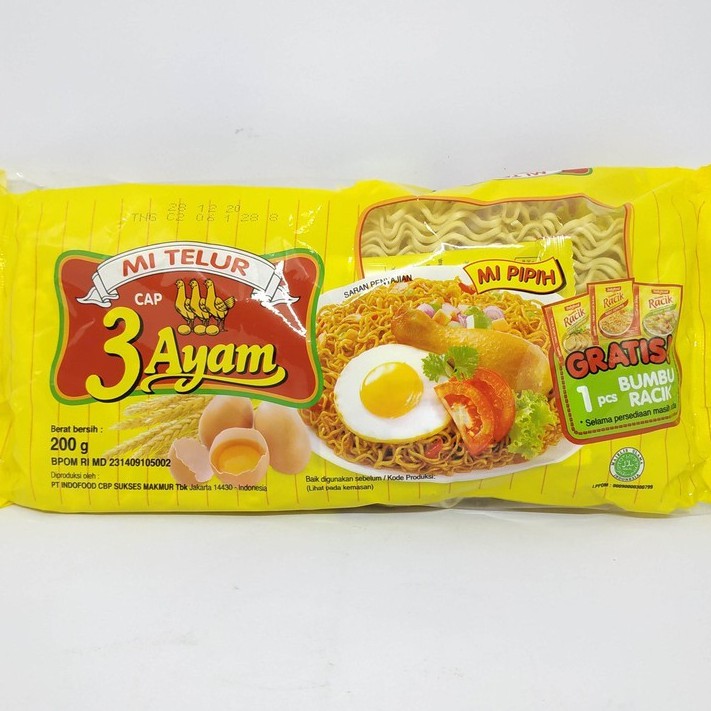 

MURAH! MIE TELUR 3 AYAM