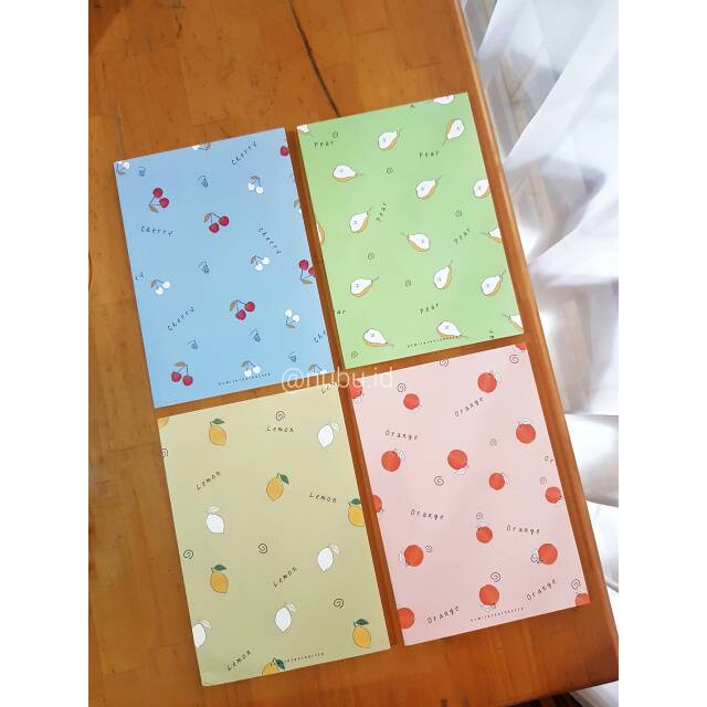 

Notebook / buku tulis lucu korea - buah fruit