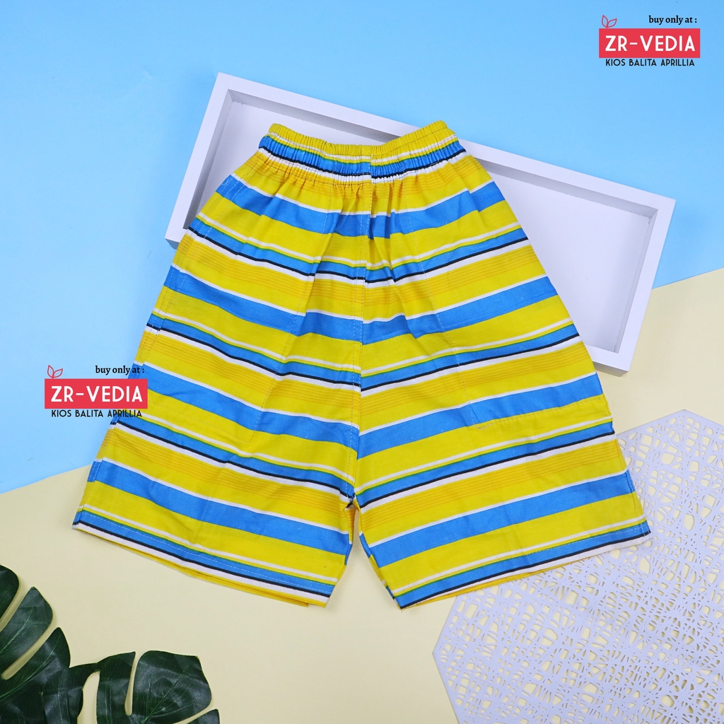 Celana Fandy uk 4-5 tahun / Celana Kotak Harian Anak Cowok Kantong Pendek Santai Adem Murah