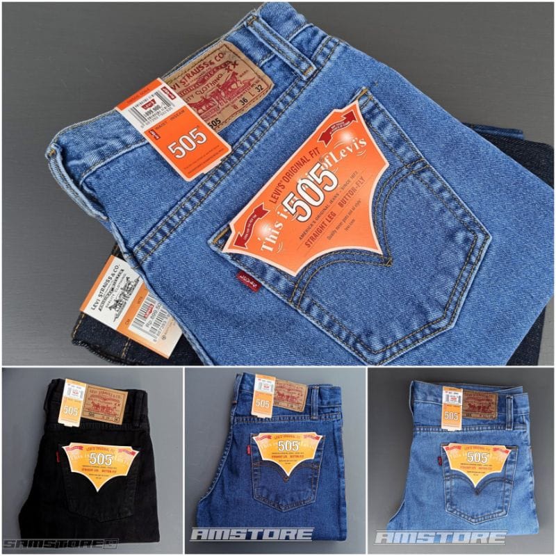 CELANA JEANS PRIA STANDAR PANJANG BISA COD