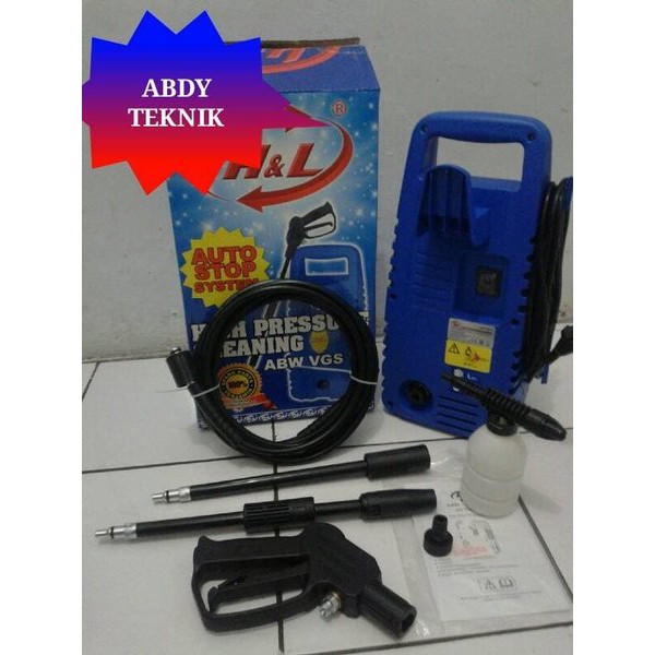 Promo  Alat mesin steam cuci motor &amp amp mobil Jet Cleaner ABW VGS 70 terlaris