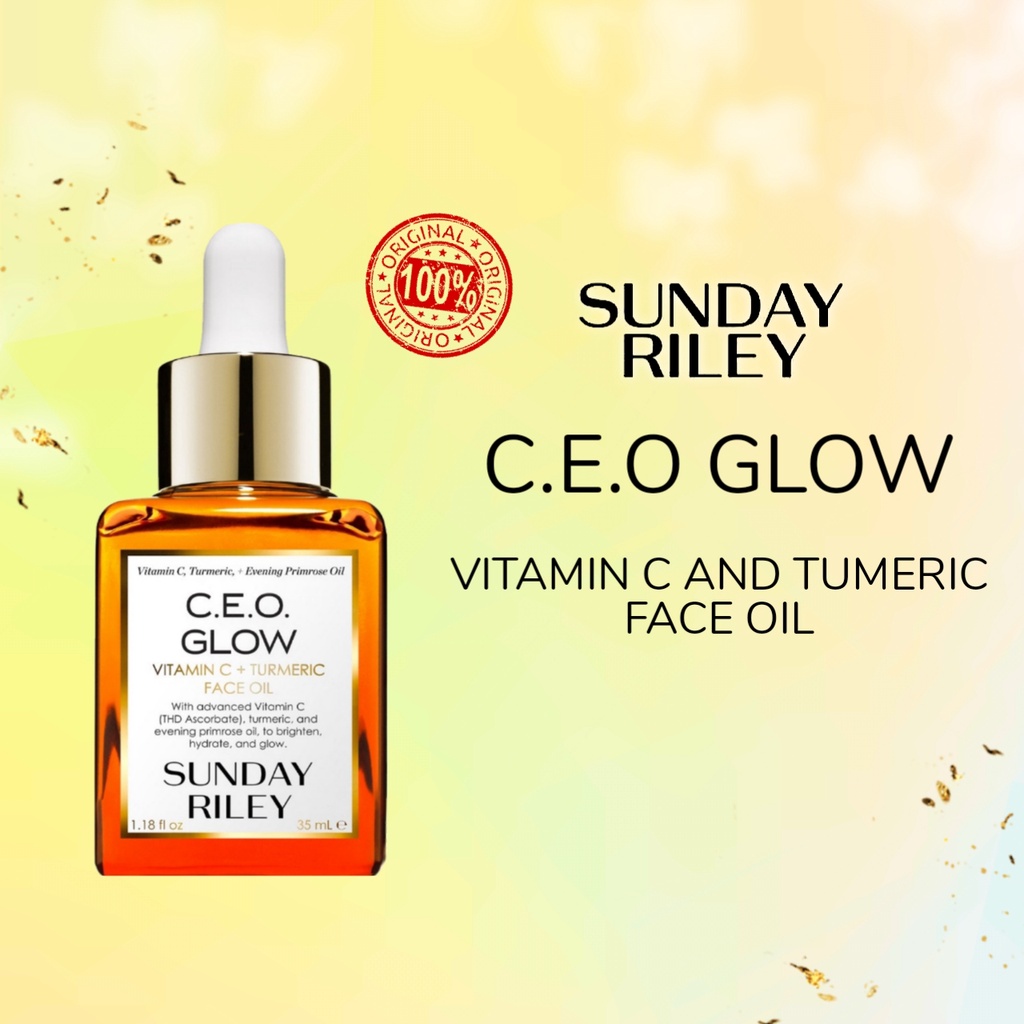 Jual Sunday Riley CEO Glow VITAMIN C AND TURMERIC FACE OIL 15ML
