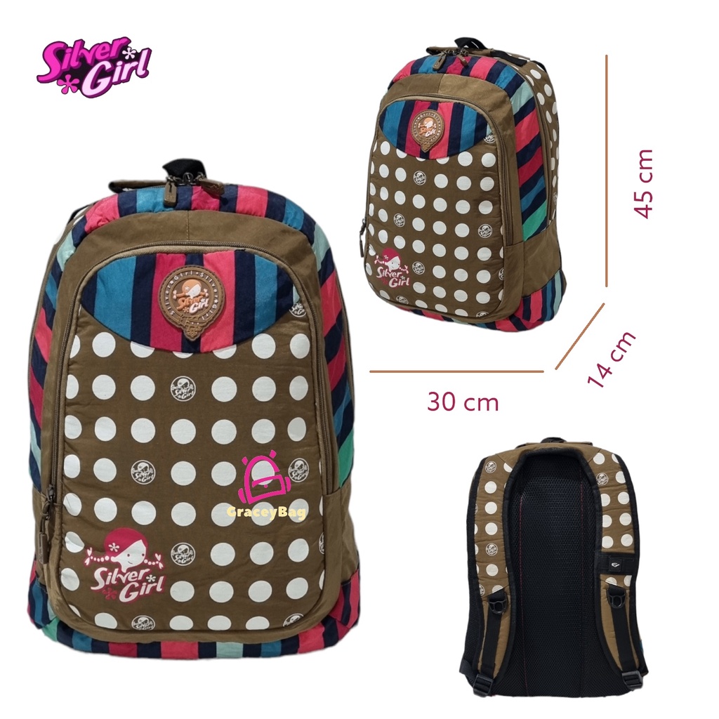 Tas Ransel Anak Perempuan Silvergirl / Remaja