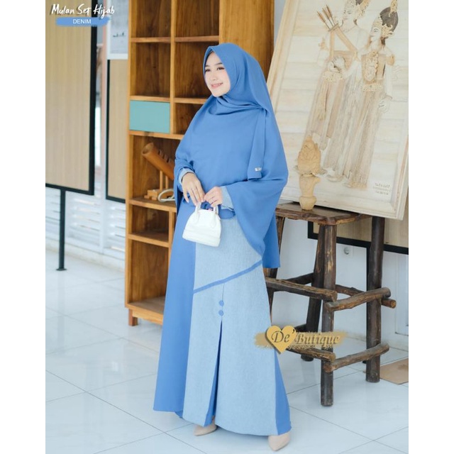 Mulan Set De Butique Gamis Syari Bergo