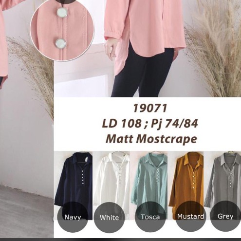 Baju Atasan Wanita Muslim Polos Terbaru