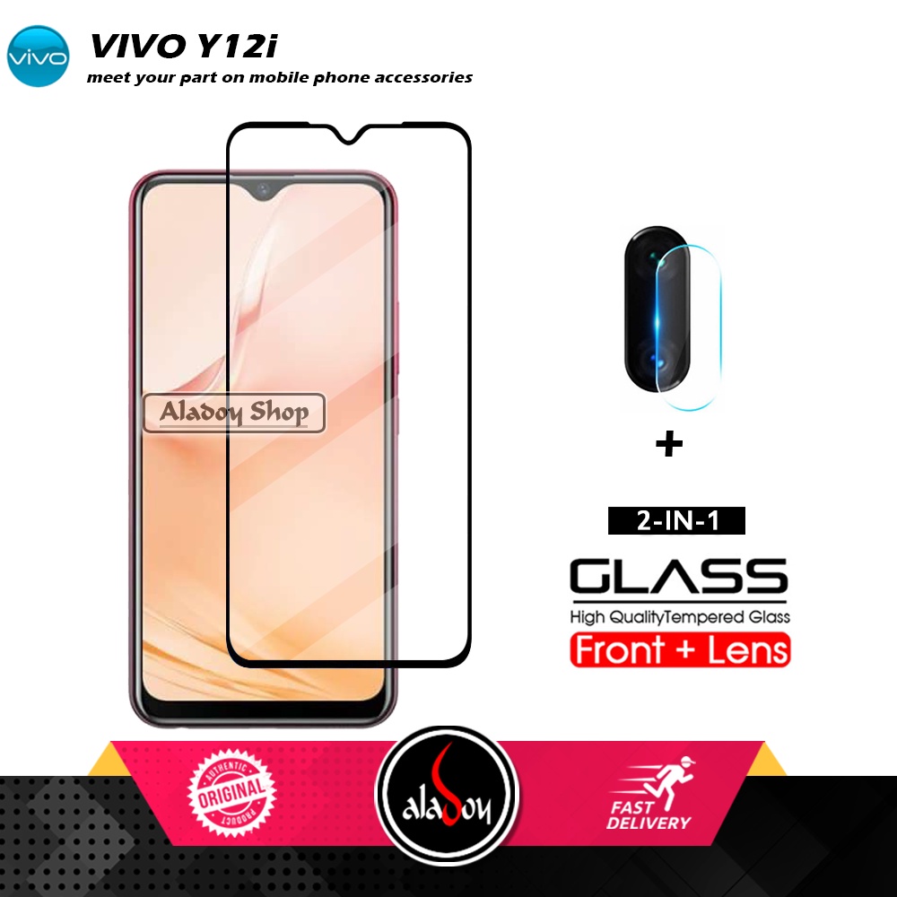 Tempered Glass Layar Vivo Y12i Free Tempered Glass Camera