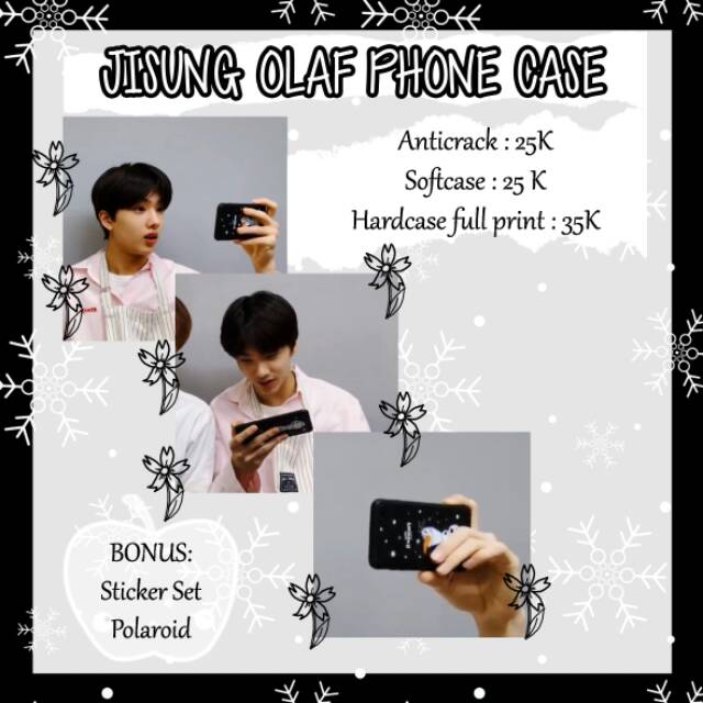Jisung Nct Dream Olaf Phone Case Detail Seperti Di Gambar Shopee Indonesia