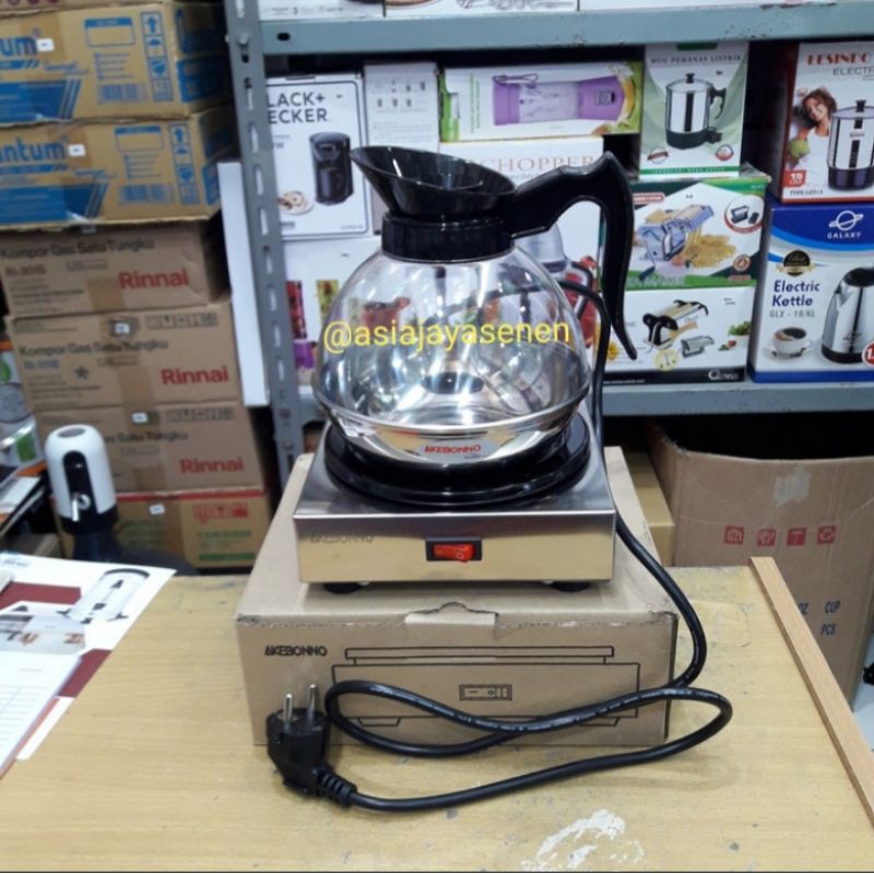 Warmer Plate Coffee Akebonno + Decanter