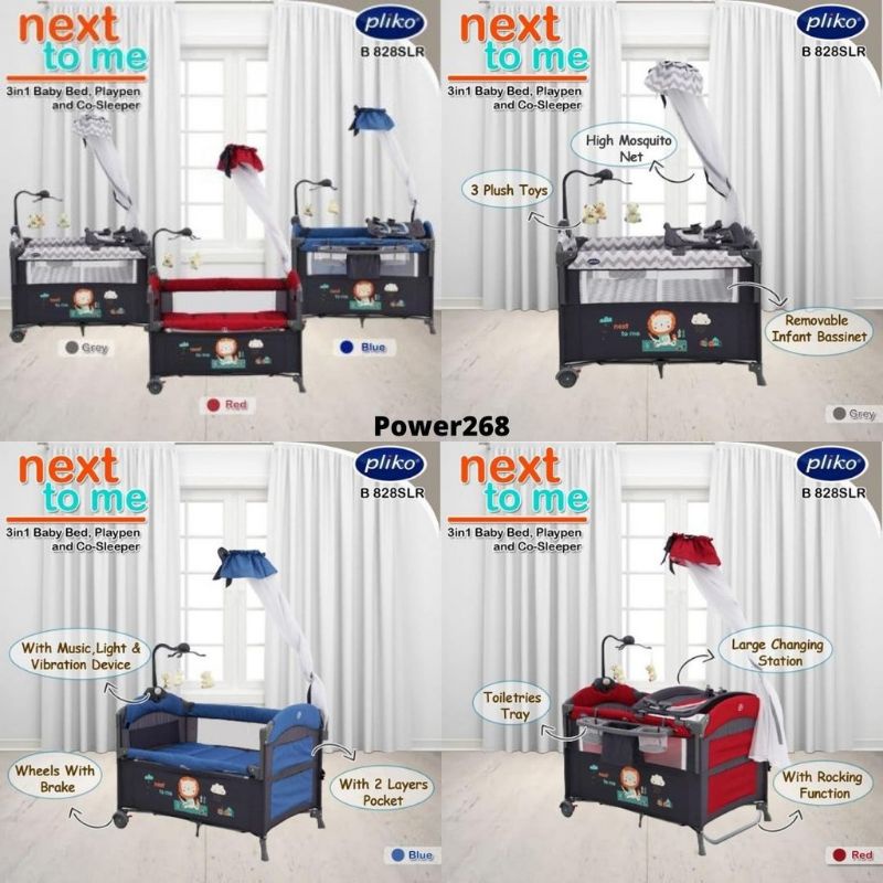 BOX  Pliko 828.Ranjang bayi .tempat tidur bayi pliko