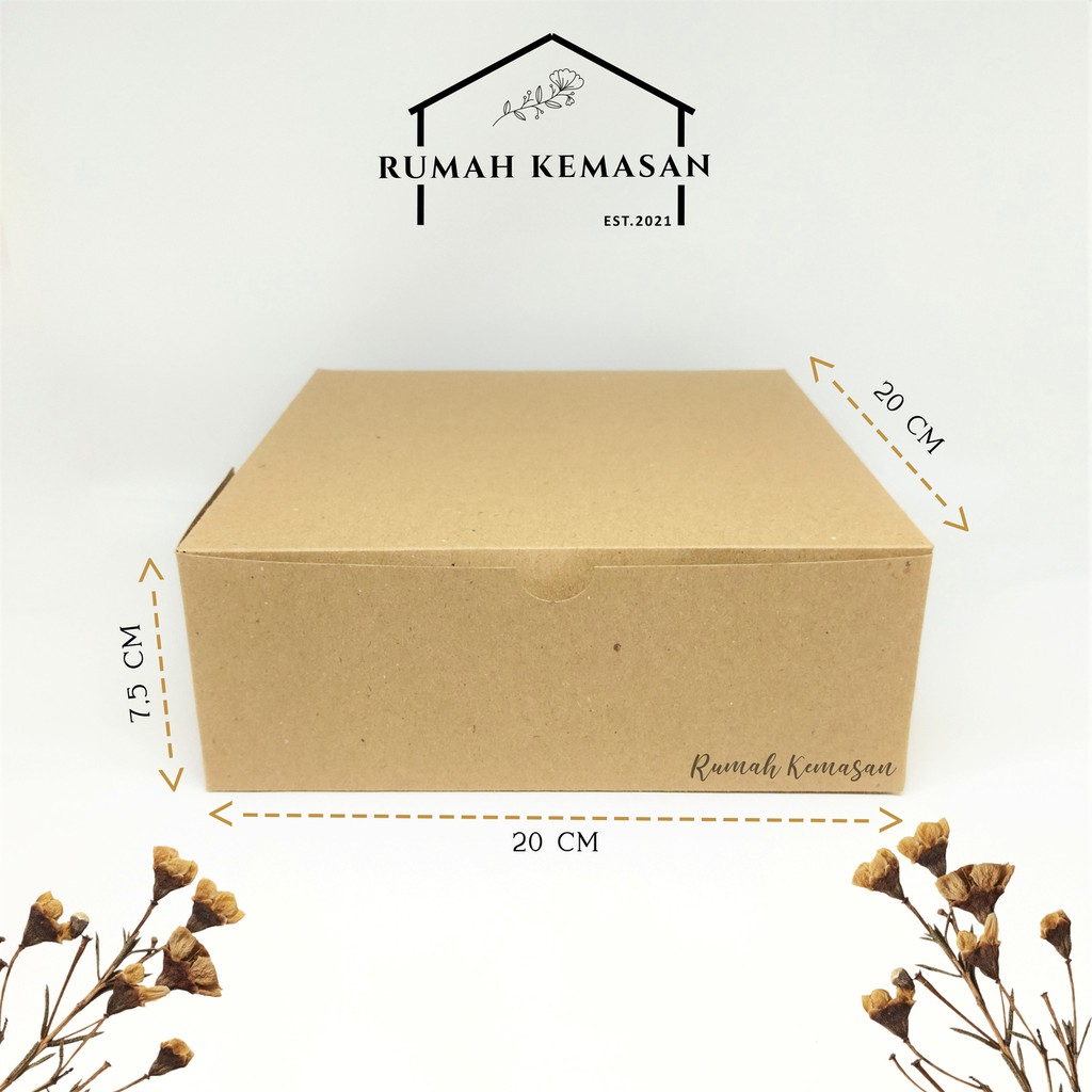 

Box Kraft 20x20x7,5