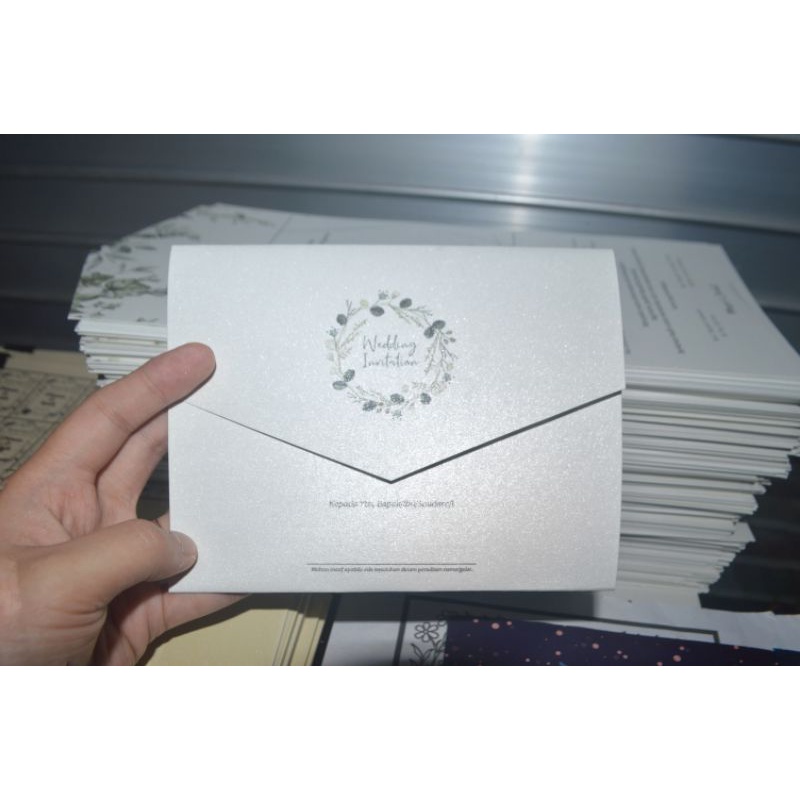 Undangan Amplop Jasmine Custom