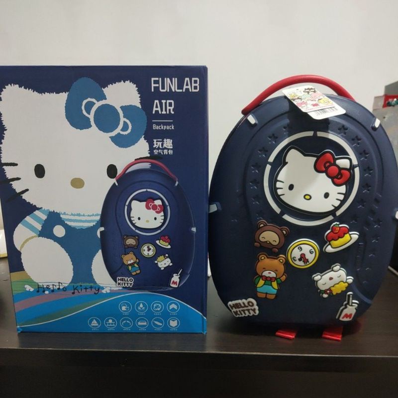 Luciola - Tas Sekolah Anak Hello Kitty TK/PAUD/SD/SMP Oval Big Size Koool Kids Tachel FunLab Ransel 