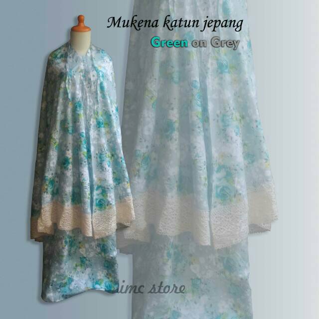 Mukena katun jepang premium