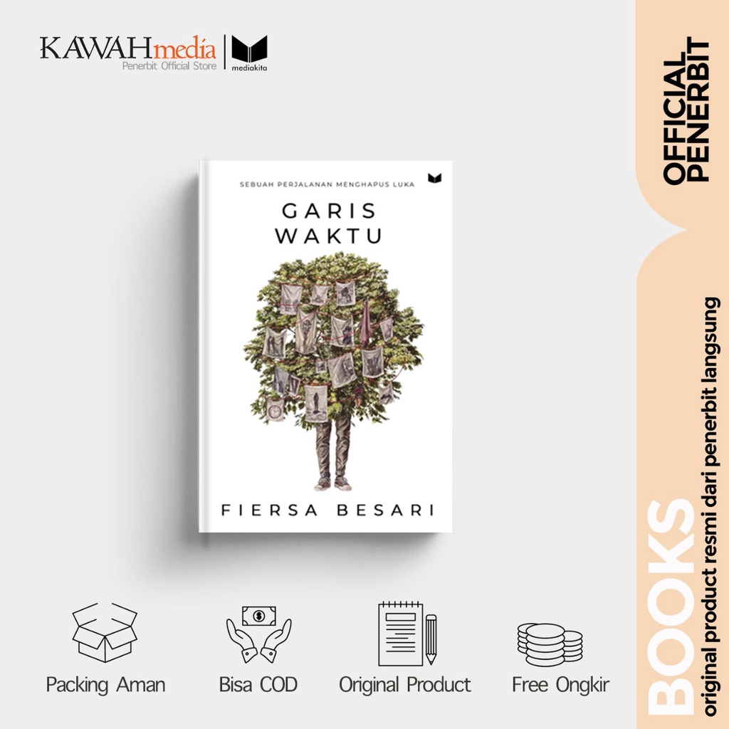 Buku Garis Waktu ( Special Cover 5 Tahun ) - Fiersa Besari- Media Kita