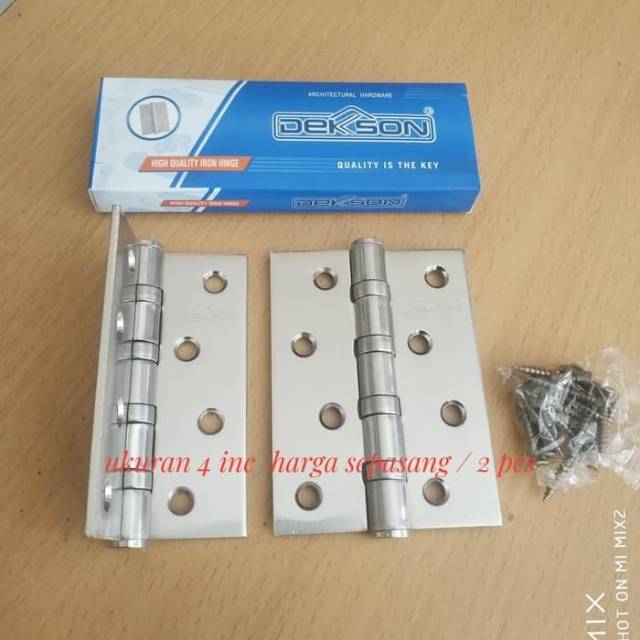 Engsel dekson 4 inc engsel pintu dekson engsel kunci original