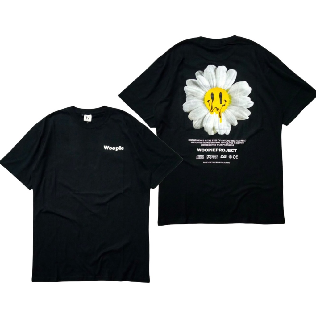 Kaos Woopie - Baju Kaos Oversize Original Nexttime Pria Wanita Terbaru Termurah Terlaris - Tshirt Ka