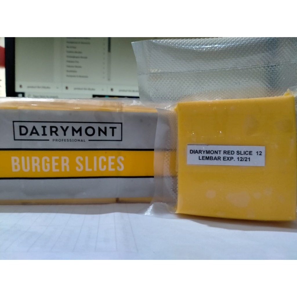 

Dairymont Red Cheddar Burger Slice Repack 12 lembar - Red Chedaar Gosend/Grab Only