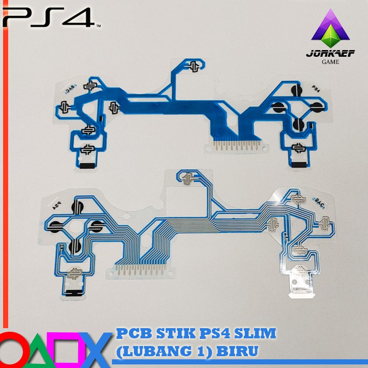 FLEXIBLE STIK OP PCB PS 4 LUBANG 1 BIRU UNTUK SLIM