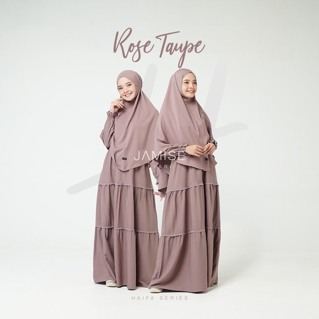 JAMISE SYARI HAIFA SERIES ROSE TAUPE M BERGO