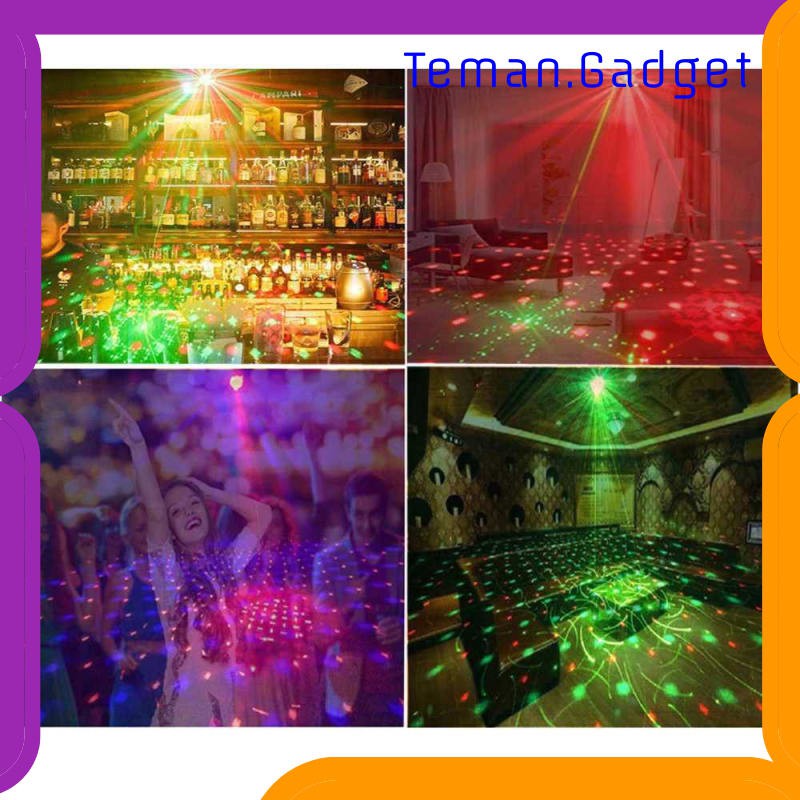 TG-DG173 CAIYUE Proyektor Laser LED Lampu Disco 60 Patterns - M-RGB-60A