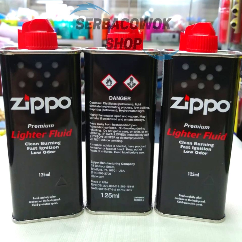 Minyak Zippo Refill Isi Ulang Cairan 125 ML Termurah Berkualitas Khusus JABODETABEK