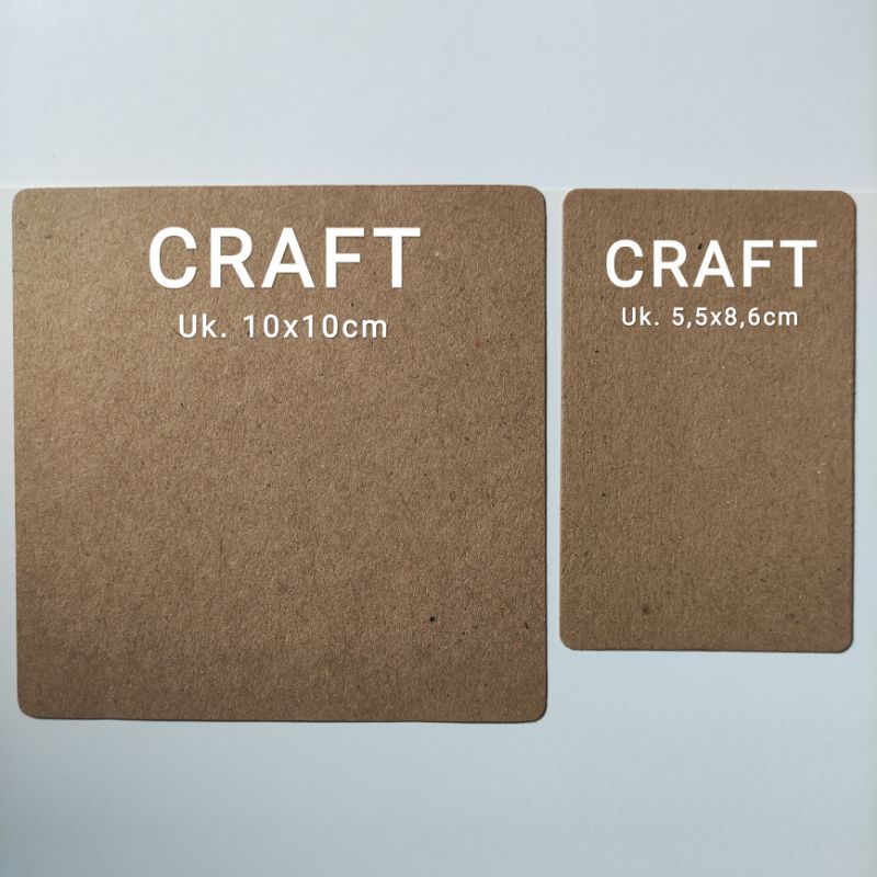 

Blank Kraft Paper Card Set / Memo / Notes / Kartu Kosong untuk Catatan