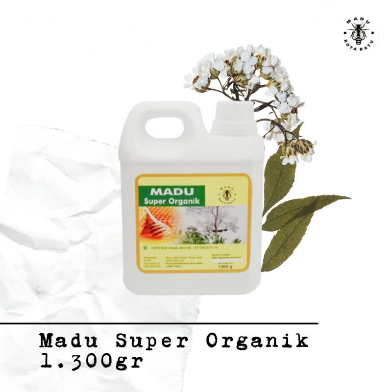 

Madu Asli Murni Lebah Liar/Hutan 3in1 Super Organik (Madu, Royal Jelly, Bee pollen) Jerigen 1.300g