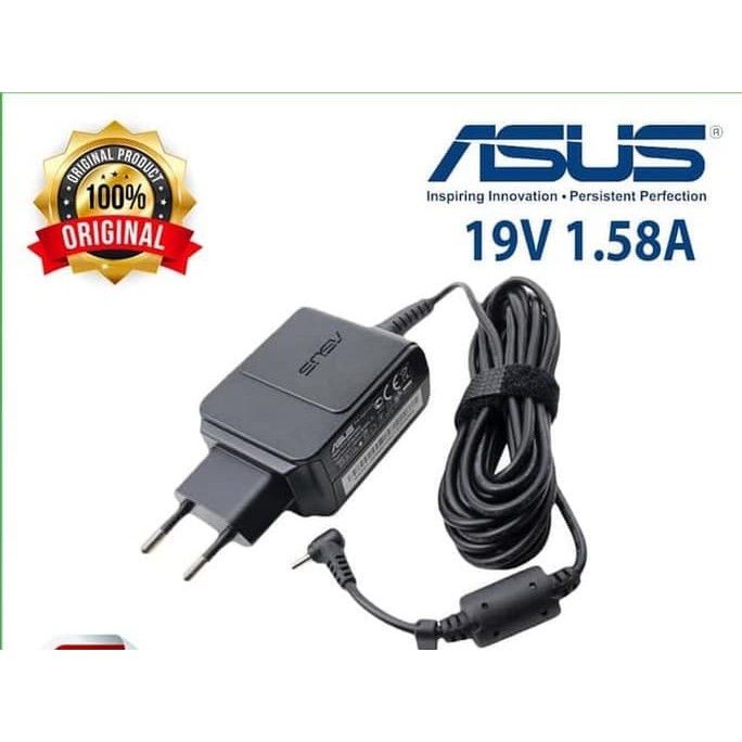 ASUS Adaptor Charger laptop 19v-1.58A DC 2.5x0.7mm Eee PC 1008 1005