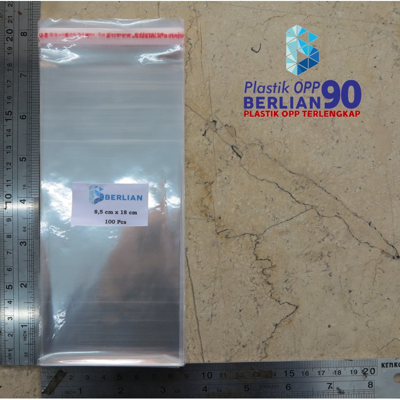 

Plastik OPP 8,5 X 18 CM 20 MIC 100LBR Lem Atau Seal