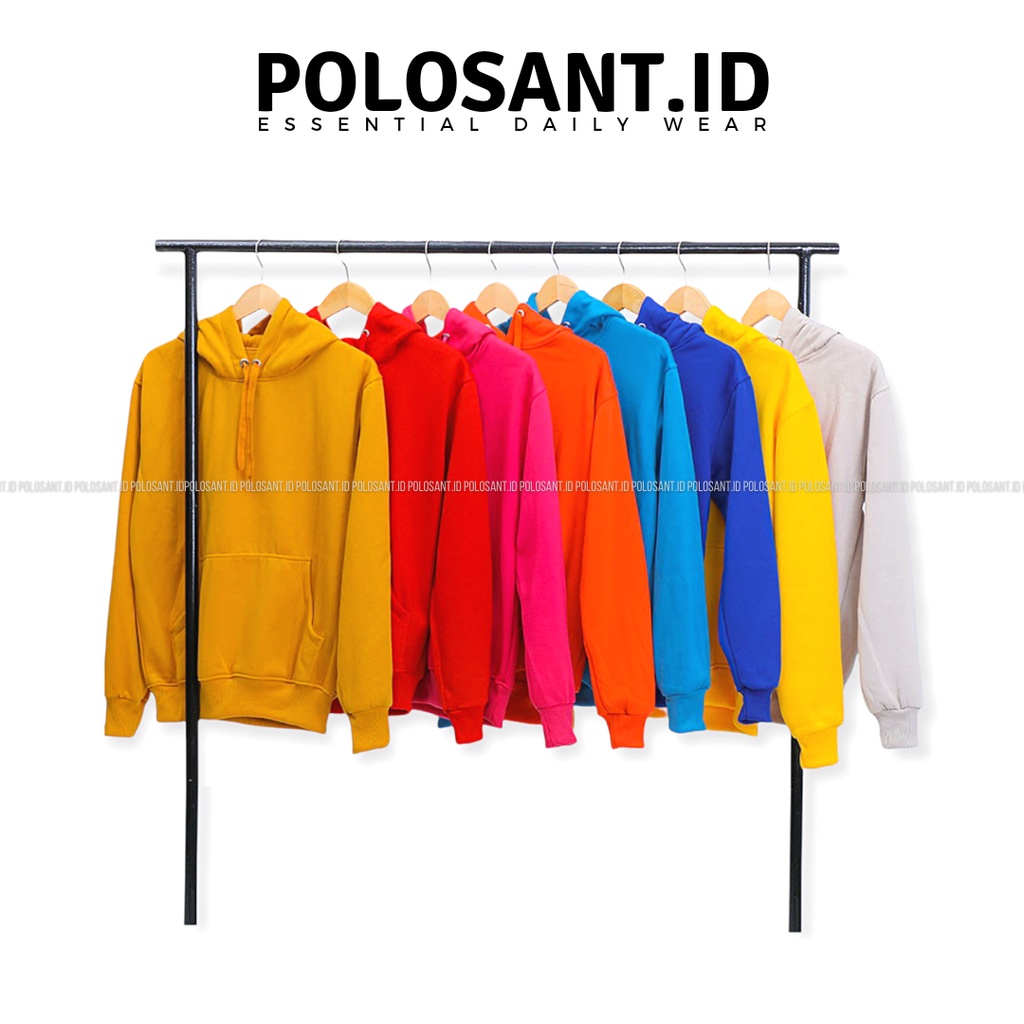 [COD] Bahan Premium | Hodie Polos Unisex Cotton Fleece Tebal Pria Wanita Hodie Jumper Original POLOSANT.ID