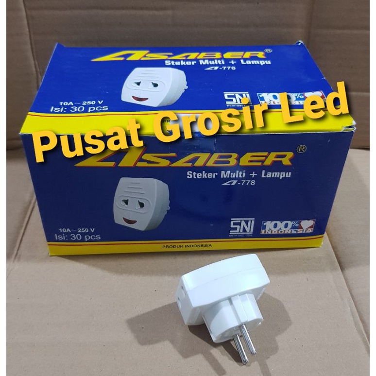 Paket 30 pcs ( 1 box ) T Multi Asaber + Lampu indikator