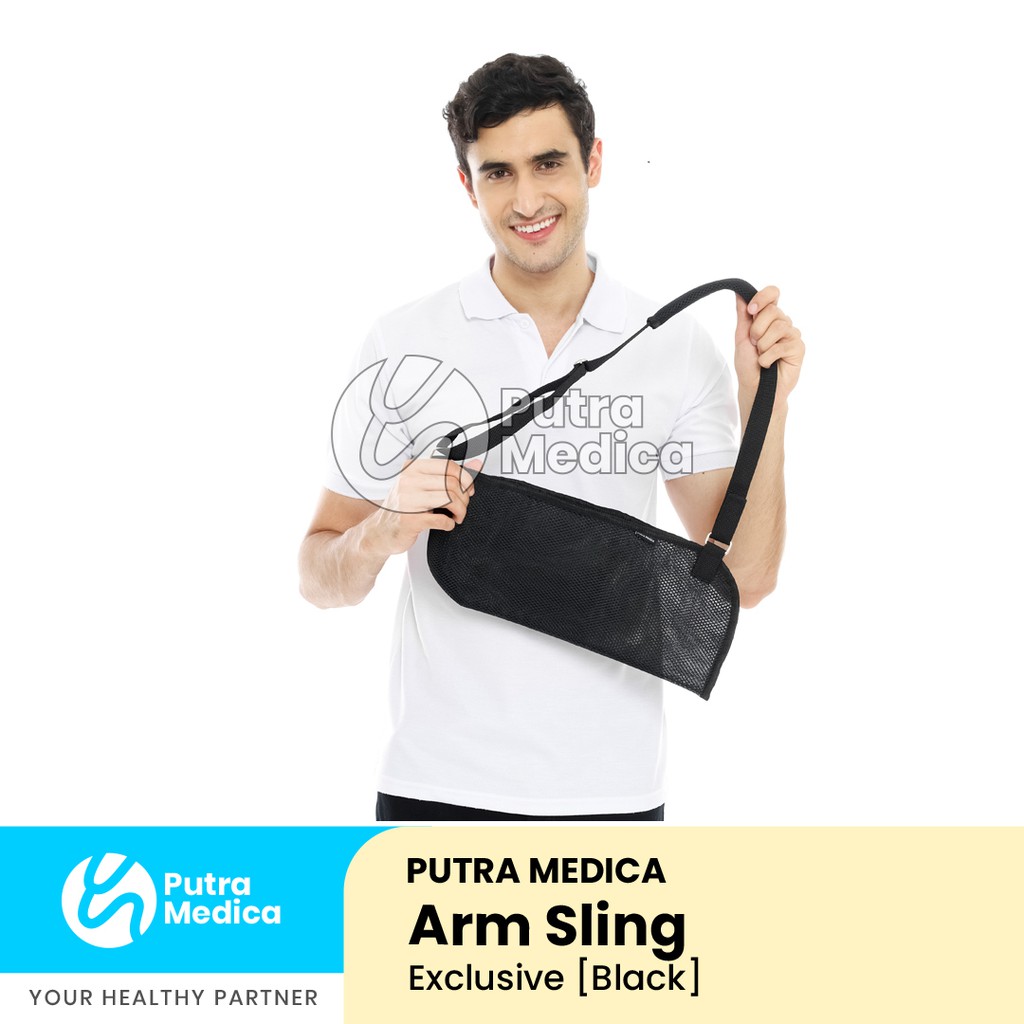 Putra Medica Arm Sling EXCLUSIVE / Penyangga Tangan Cedera / Gendongan Lengan Siku Patah Tulang