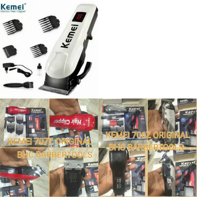 Kemei 707z 706z 809a clipper kemei seperti 2600 1031 1032 DLL mesin cukur gunting pangkas barbershop