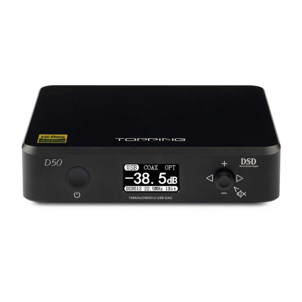 Best Seller Topping Hifi Dac Audio Amplifier Decoder Usb Desktop Xmos Xu208 - D50