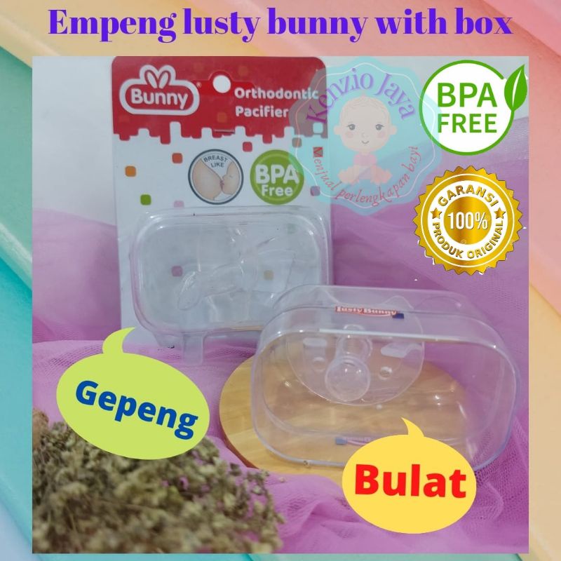 empeng bayi lusty bunny with box