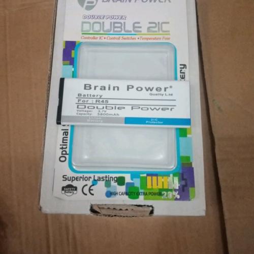 Double Power Battery Batere Batre Baterai Brain Power Evercoss R45 R5C Winner X Glow