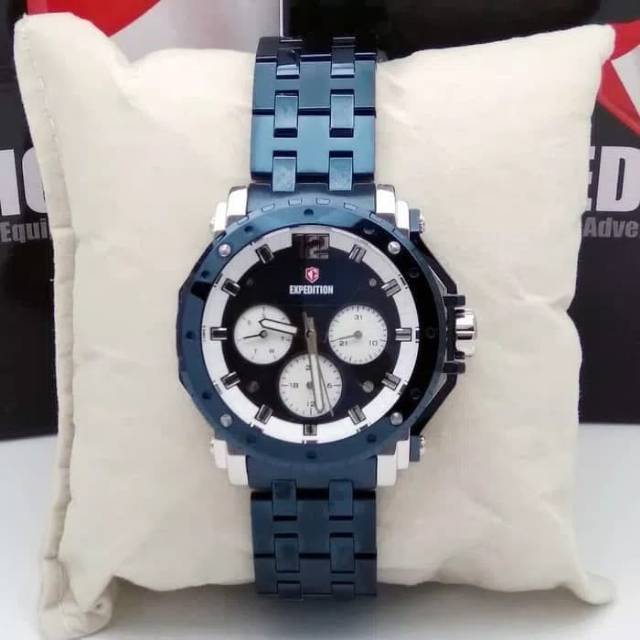 JAM TANGAN WANITA EXPEDITION E6402 SILVER BLUE