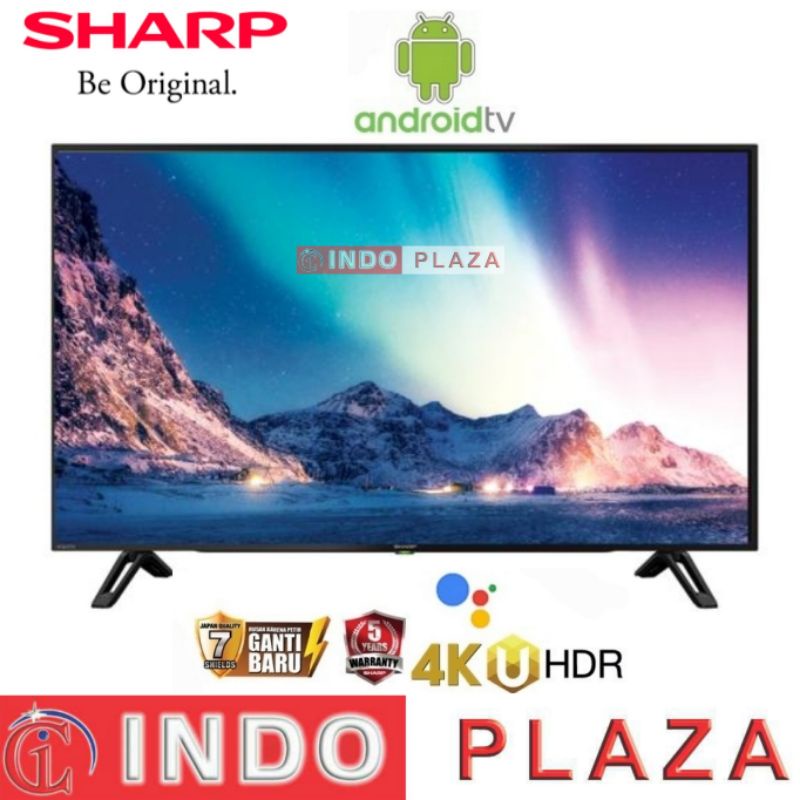 TV SHARP 65 Inch 4T-C65CK1X 4K ULTRA HDR Smart Android TV