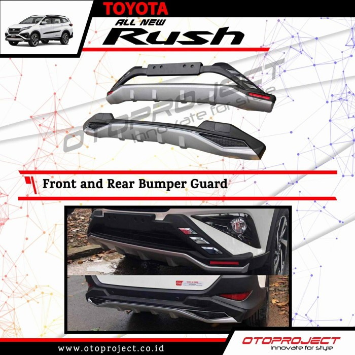 Bumper guard Bodykit Rush Terios 2018 2019 2020 2021
