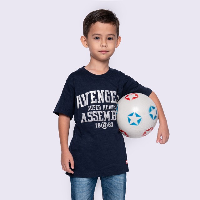 Marvel Kaos Anak Avengers  Assemble Navy Shopee Indonesia