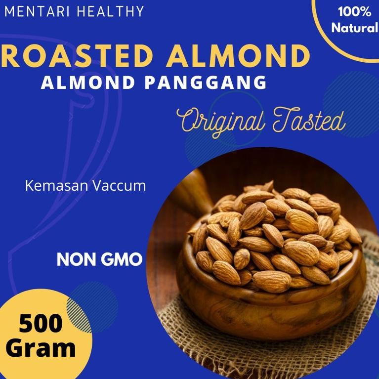 

[Art. X64H] Roasted Almond 500Gr / Kacang Almond Panggang 500gram