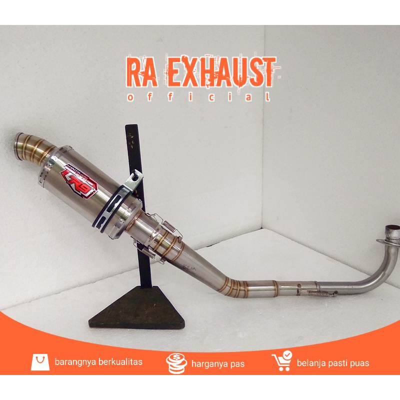 Knalpot Racing Oval R9 / Knalpot Jupiter z1 / Jupiter z / Vega r / Vega zr / Supra x 125 / Supra Fit