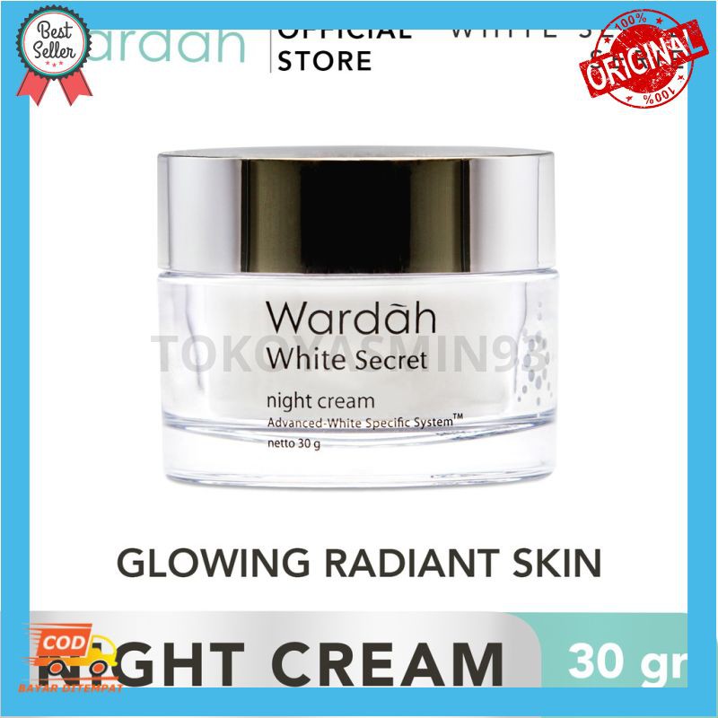 Wardah CrystalSecret  Bright Activating Night Cream 30 g Murah