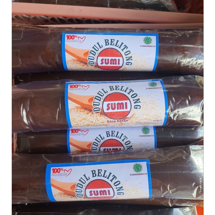 

Dodol asli Ketan Belitung Ibu Sumi
