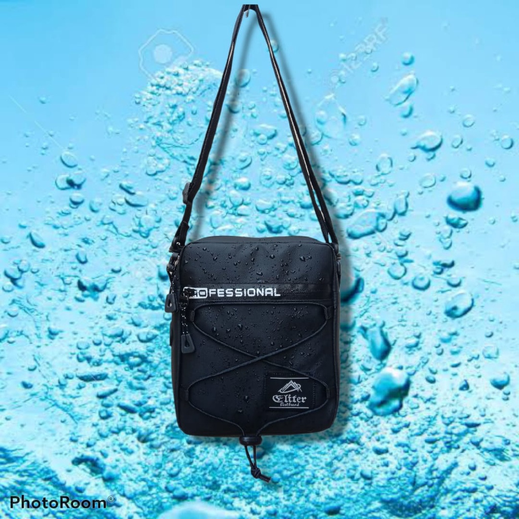 Sling Bags Pria Eliter Kulit Bimo Waterproof Selempang Mini